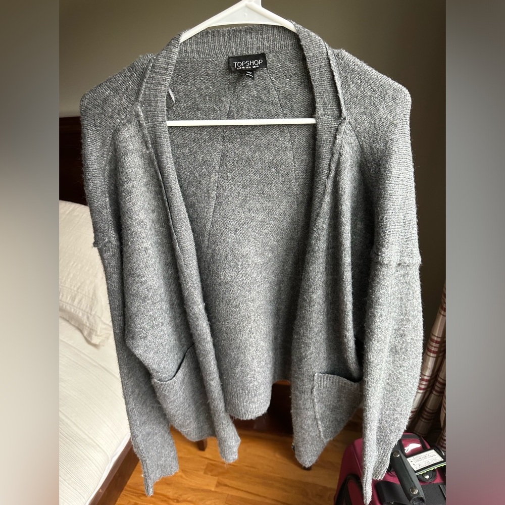 Women’s Grey Top Shop Cardigan